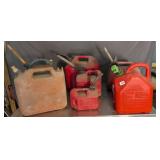 Group of Fuel Cans