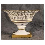 Reticulated Gilt Porcelain Basket w/ Liner