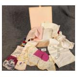 Box of Vintage Handkerchiefs