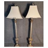 Pair of Classical Form Lamps w/ Shades