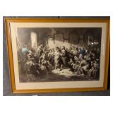 Framed Print of 'The Marriage of Pocahontas'