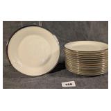 Lenox Moonspun 14 Bread & Butter Plates