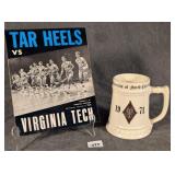 1967 UNC Basketball Program & 1971 Mug
