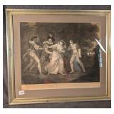 1790s Shakespeare Scene Engraving, Boydell
