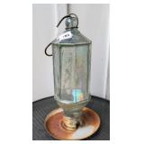Iridescent Glass Bird Feeder