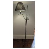 Wrought Iron Adjustable Floor Lamp w/ Shade