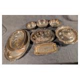 Group of Silverplate Serving Dishes