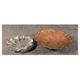 2 Decorator Glass Bowls, Zodax & Annieglass