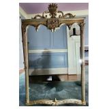 Large Silver Gilt Mirror