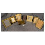 Golden Photo Frames & A Golden Box