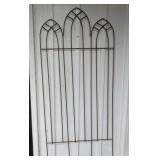 Gothic Style Metal Trellis