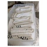 Large Tote of White Bath Towels
