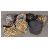 Grouping of Hats Inc UNC & Camouflage