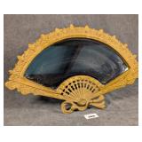 Gilt Iron Fan Mirror