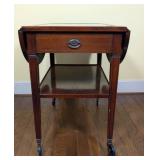 Brandt Drop Leaf Mahogany Table or Tea Cart