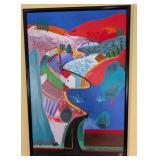 Copy of David Hockney Painting Signed PW