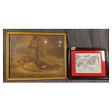 Painting of Decoy & Print of Arbor Farms