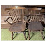 Two Windsor Style Chairs
