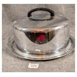 Vintage Chrome Cake Taker