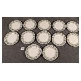 12 Noritake Silvine Bread & Butter Plates