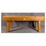 Chunky Wooden Stool or Bench
