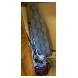Iron, Ironing Board, Ocedar Mop, Cleaning Tools