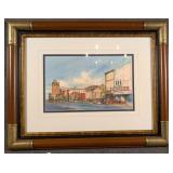 Bruce Ziegler Signed Hand Colored Kinston Print
