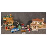 Dept 56 Snow Village Prairi House & Christmas Shop