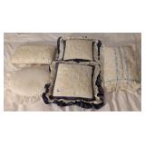 5 Needlework Granny Core Pillows