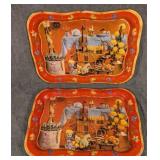 2 1961 Coca-Cola Trays
