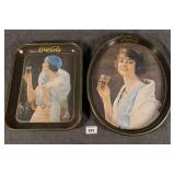 2 Coca-Cola Trays