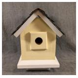 Copper Ridged Bird House
