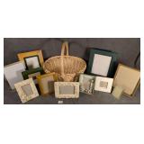 Basket of Photo Frames