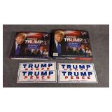 Trump Book & Bumper Stickers