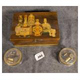 Decoupaged Box & 2 Clear Music Boxes