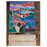 3 David Hockney Retrospective Posters