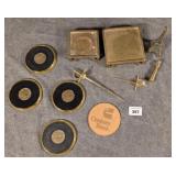 Brass Coasters, Stands, Mini Swords, Lighthouse, &