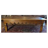 Rustic Coffee Table w/ 4 Board Top