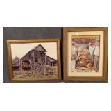 Tobacco Barn Print & 1984 Tobacco Magazine