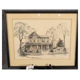 Harriet Snead Print of Dickinson Ave King House