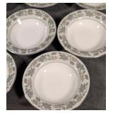 12 Noritake Silvine Soup Bowls