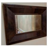 Mahogany Veneer Mirror, 2nd Quarter 19th Century