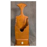 Pine Candle Box w/ Porcelain Knob