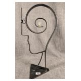 NC Artist Kirk Davis Metal Sculpture w/ Light Bulb