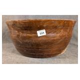 LARGE Turned Walnut Bowl