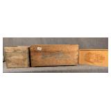 2 Fruit Crates & a Wine Box