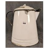 Large Enamelware Kettle