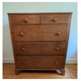 Late Chippendale Southern 2 Over 3 Chest