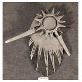 NC Artist Kirk Davis Metal Sculpture Mirror