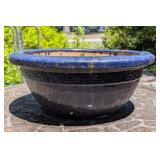 Beautiful Blue Pottery Planter Bowl